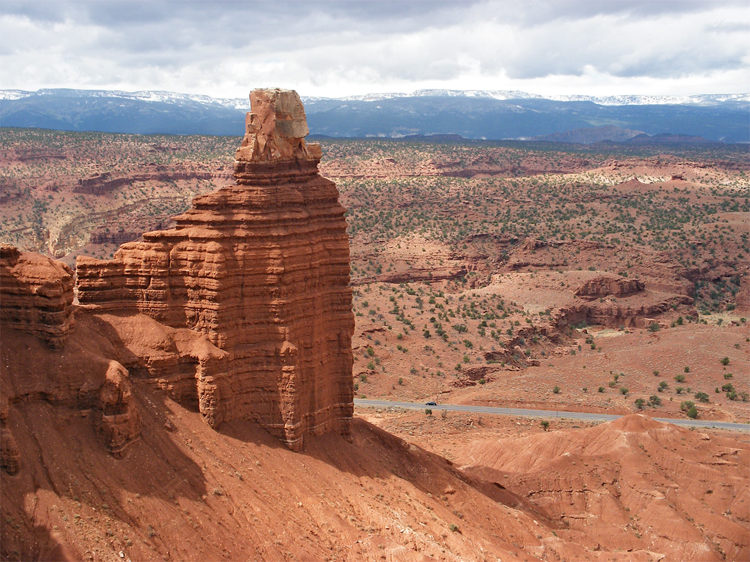 “Close-up of the Great House ruins at Chimney Rock National Monument, showcasing ancient Puebloan architecture.”